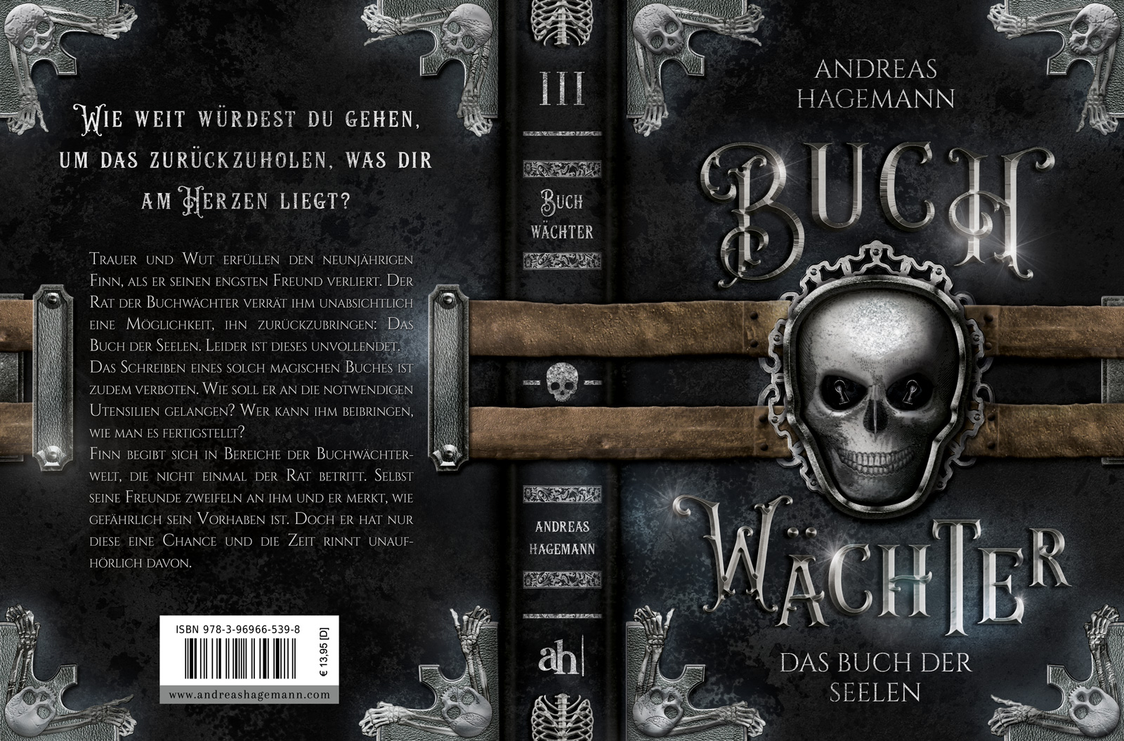 Coverdesign: Buchwächter, Das Buch der Seelen, Andreas Hagemann