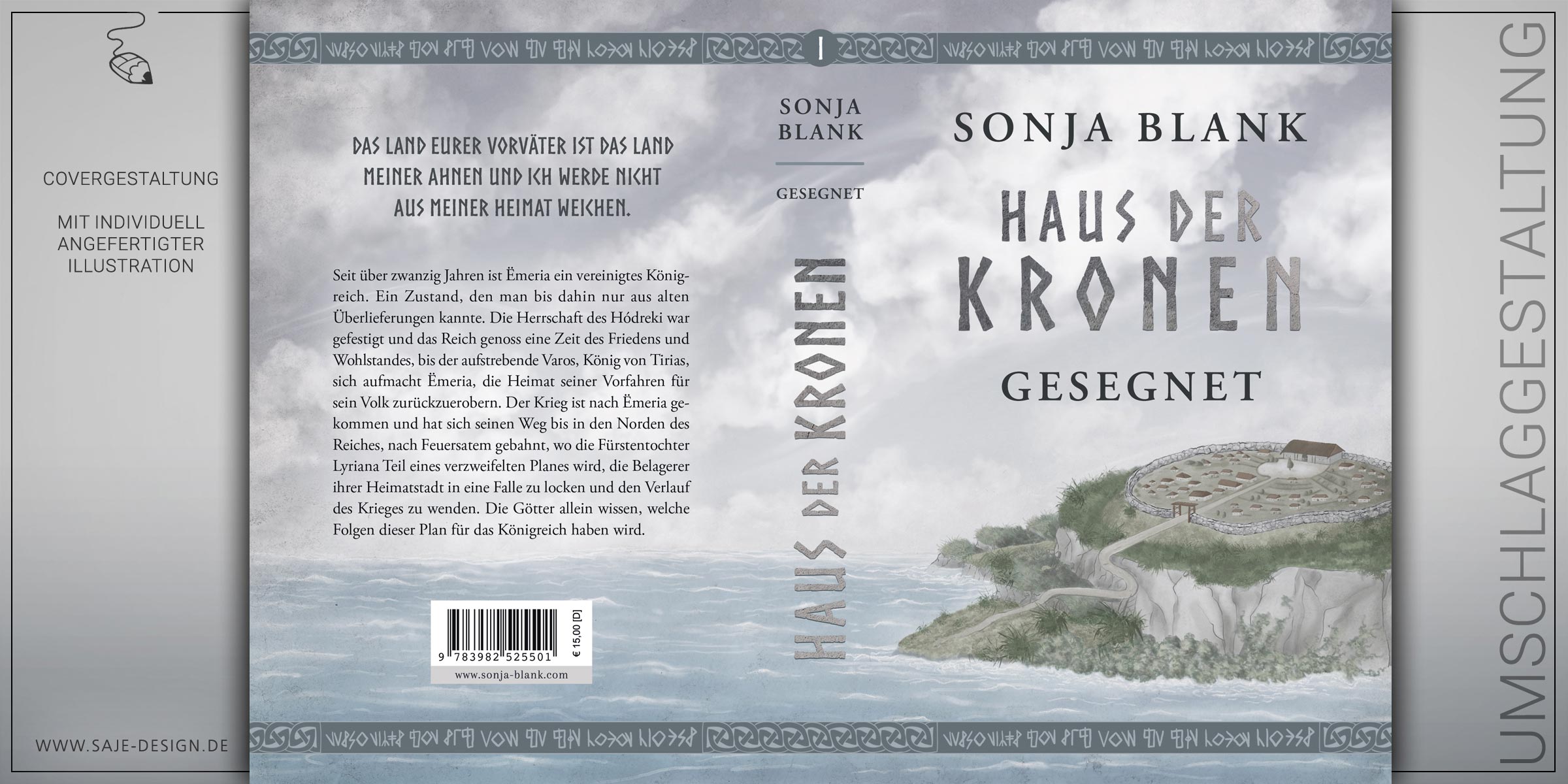 Buchumschlag: Sonja Blank, Haus der Kronen