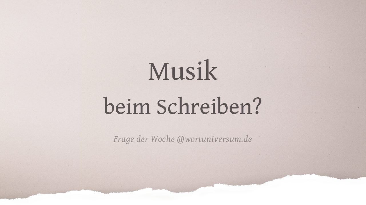 Header: Musik beim Schreiben?