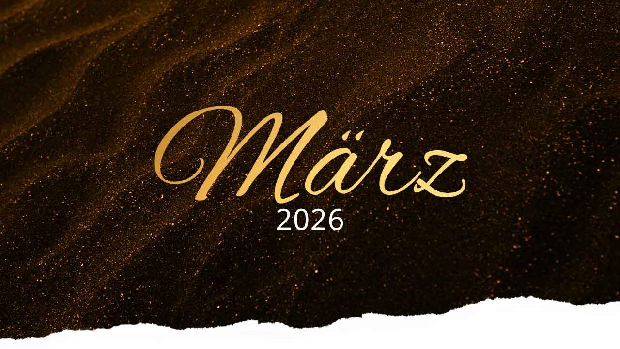 Header: Monatsrückblick März 2026